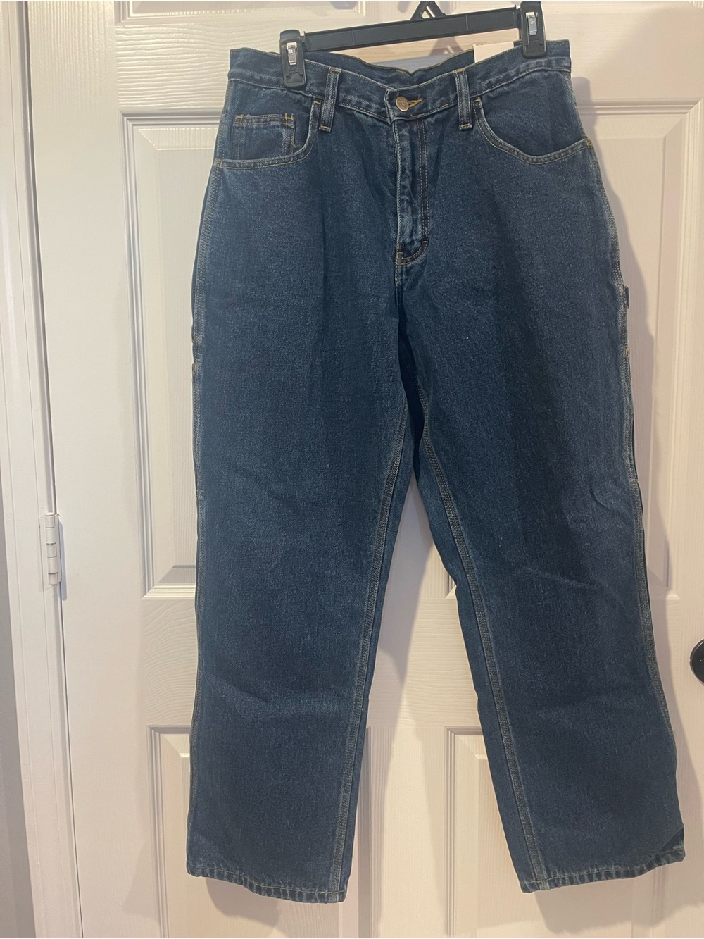 Real Work Wear Men’s Size 30 Flannel Lined Carpenter Jeans NWT